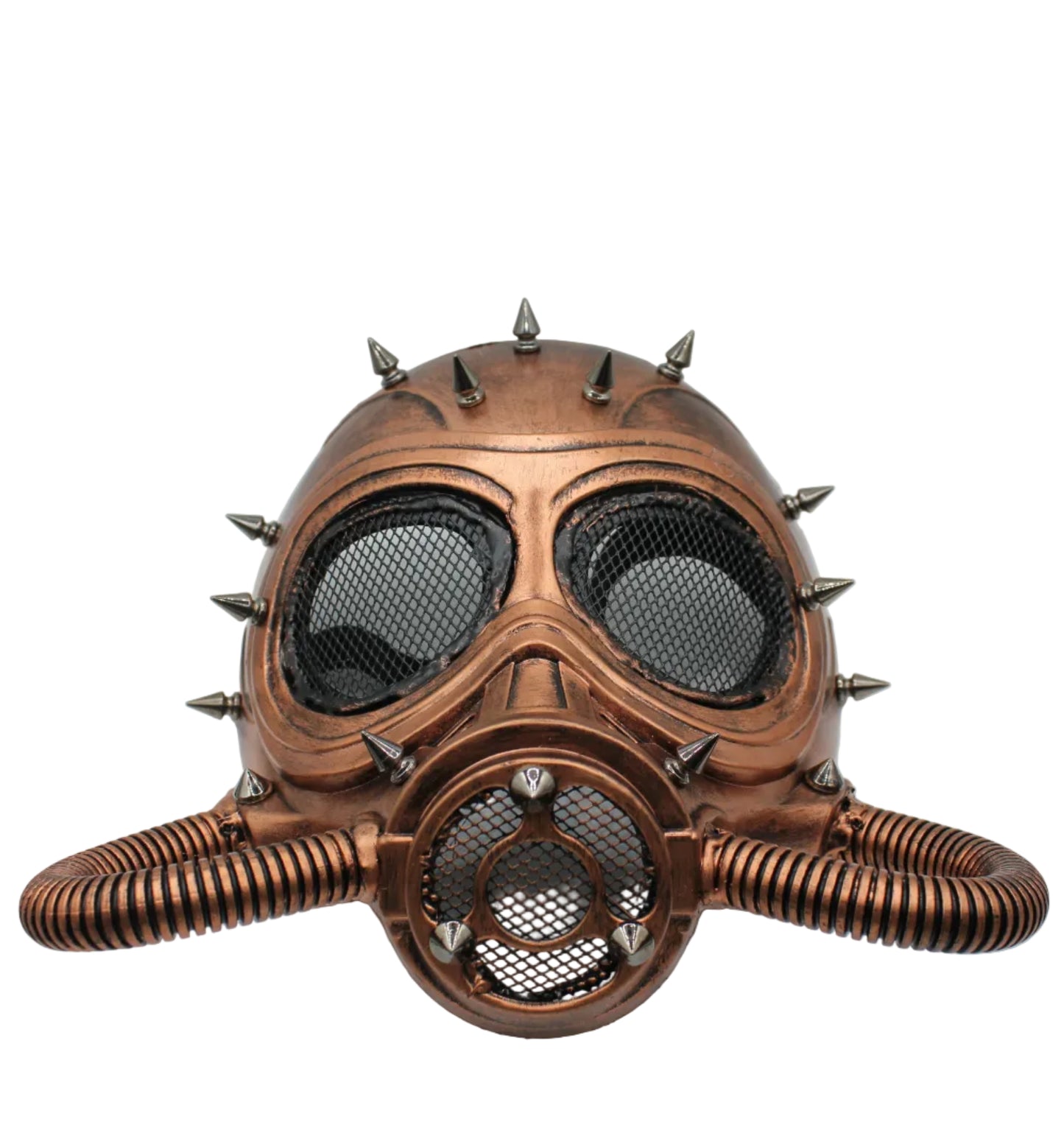 Steampunk Gas Mask with Spikes | Tie-On Mask