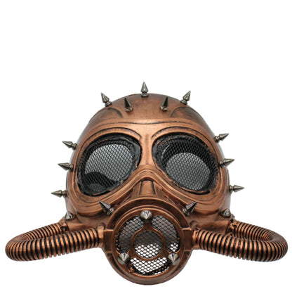 Steampunk Gas Mask with Spikes | Tie-On Mask