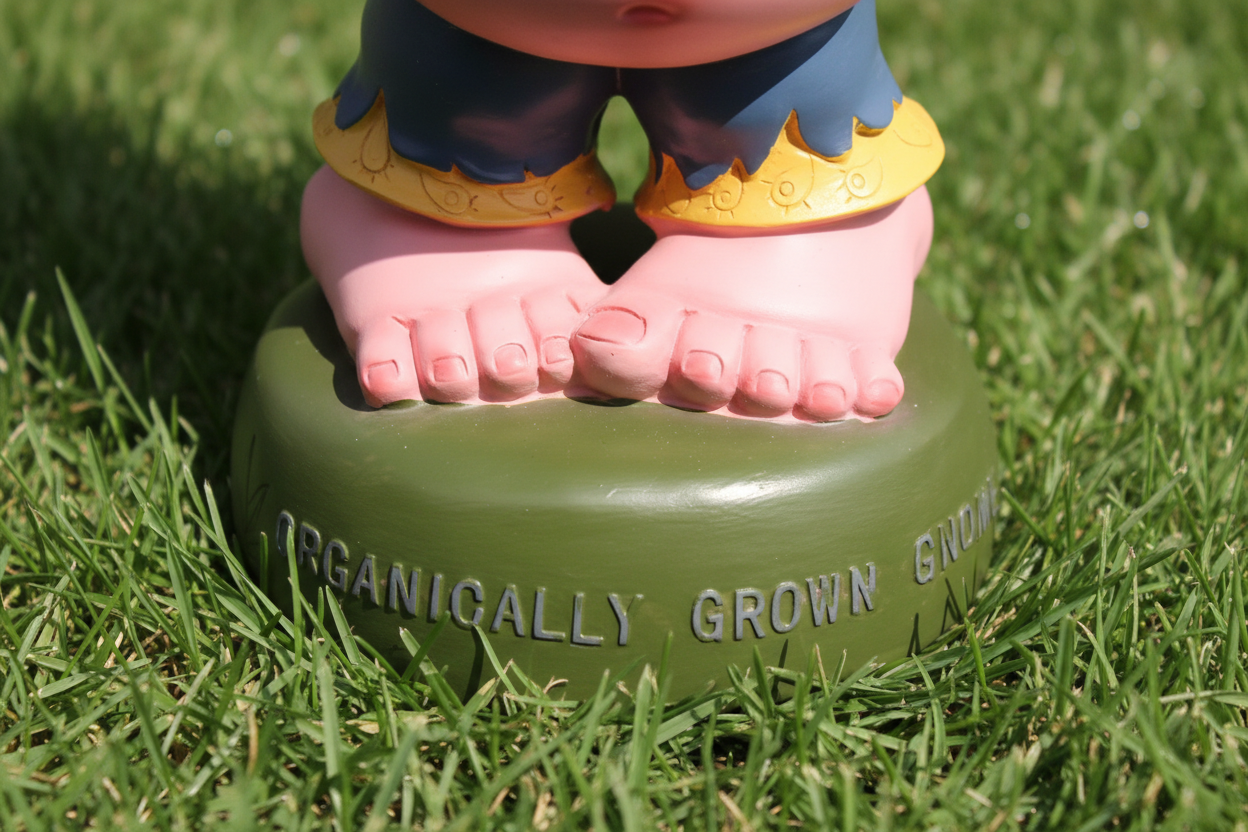 Keep On The Grass Hippie Garden Gnome