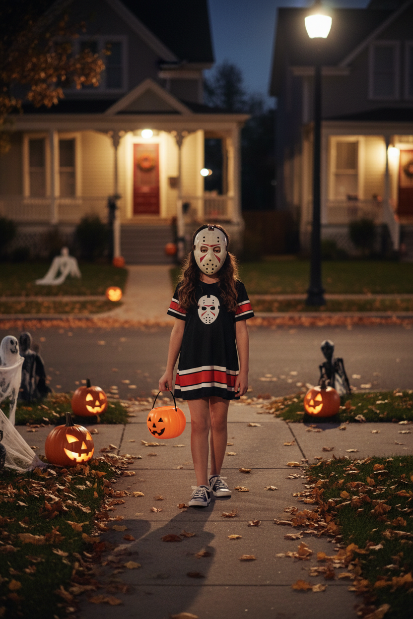 Jason Youth Hockey Dress Costume With Mask