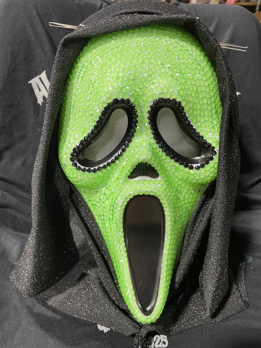 GHOSTFACE GLOW IN THE DARK BLING MASK