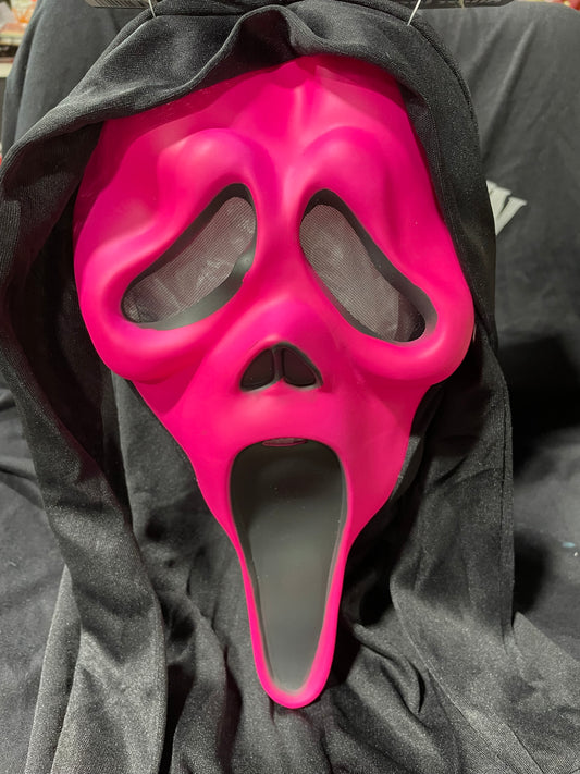 GHOSTFACE FLUORESCENT PINK MASK