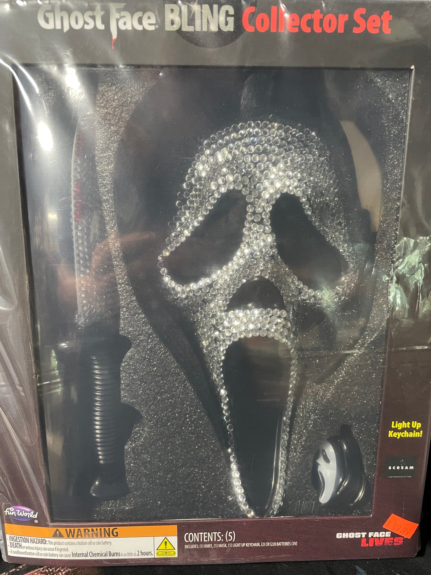 GHOSTFACE BLING COLLECTOR SET MASK