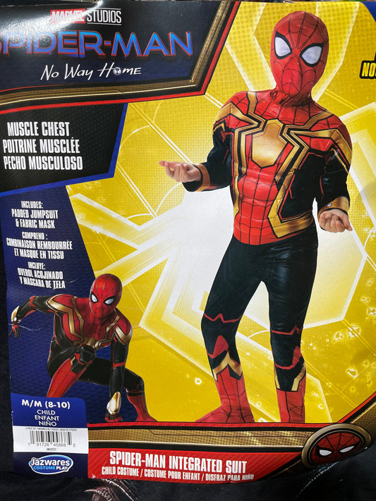 SPIDERMAN INTERGRATED SUIT CHILD COSTUME