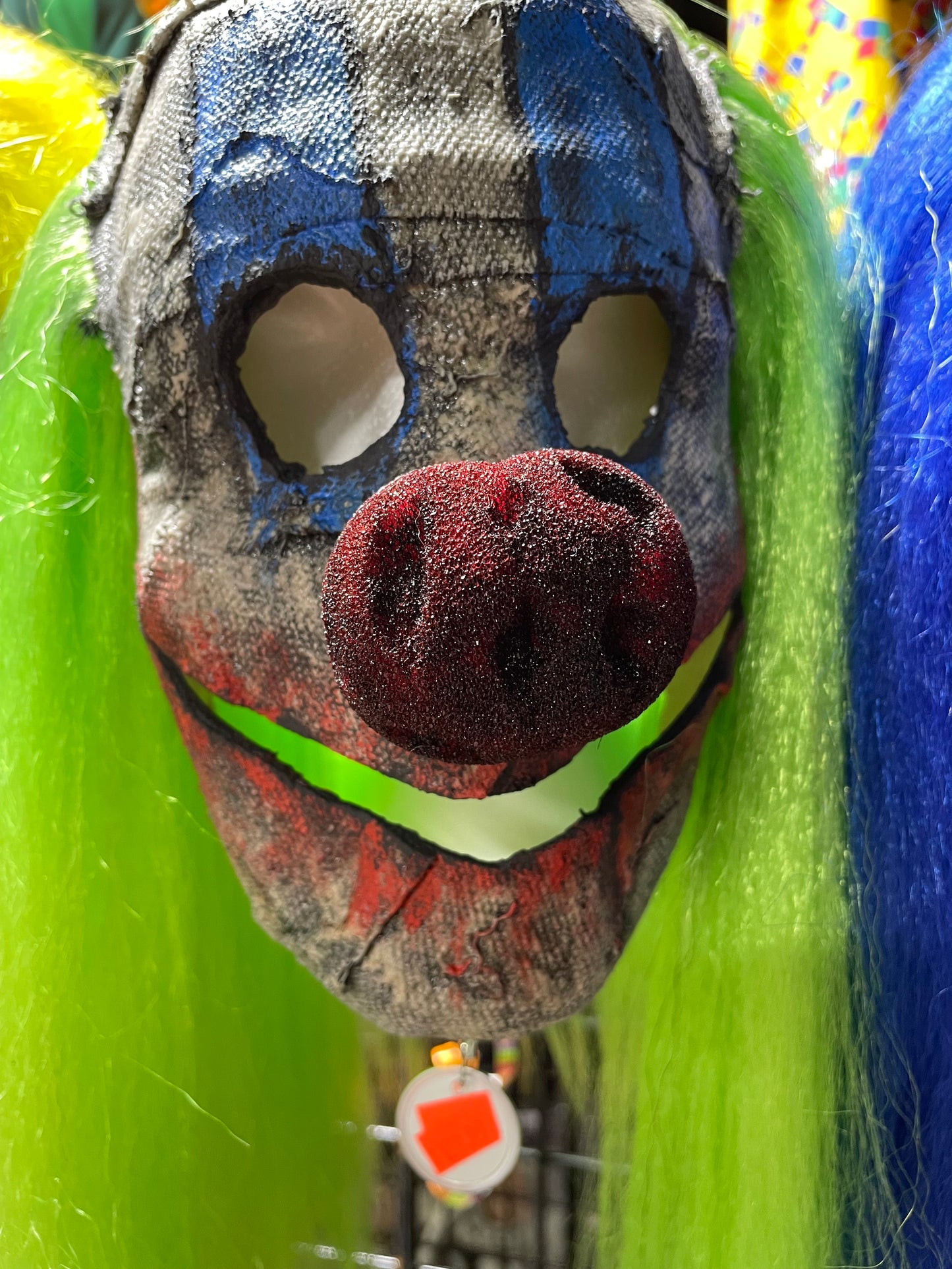 GREEN HAIR CUSTOM MASK