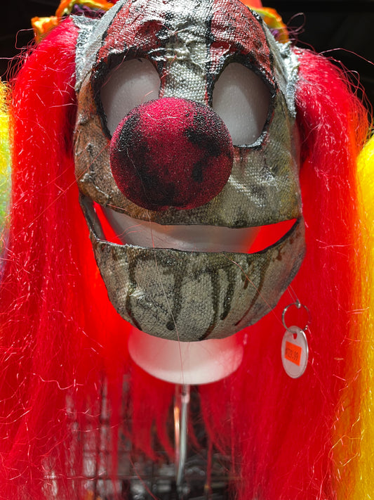 RED HAIR CUSTOM CLOWN MASK