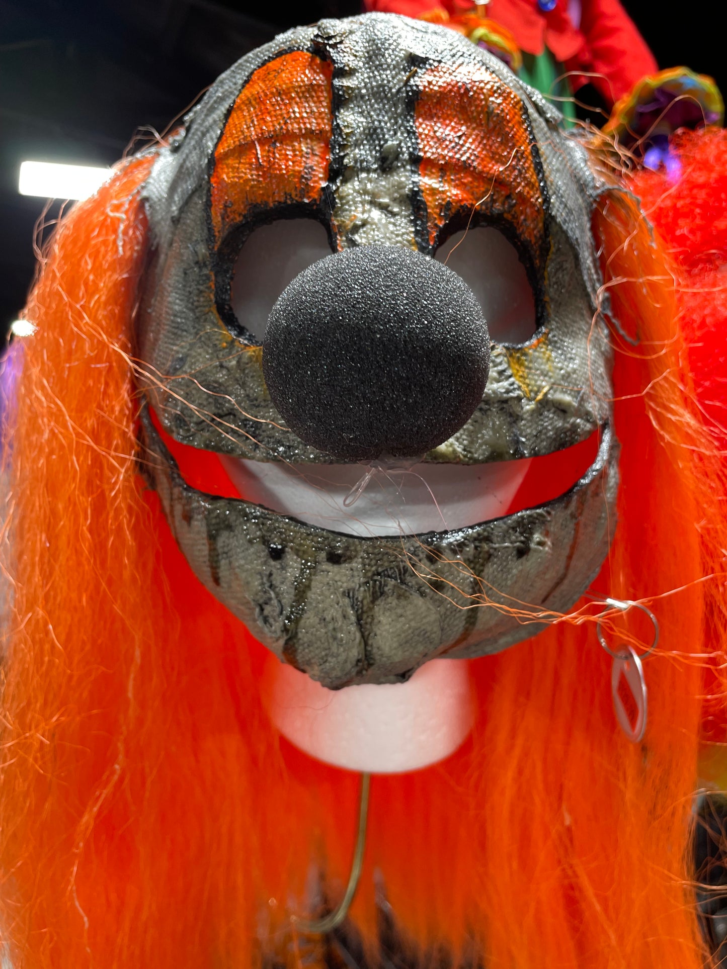 ORANGE HAIR CUSTOM CLOWN MASK