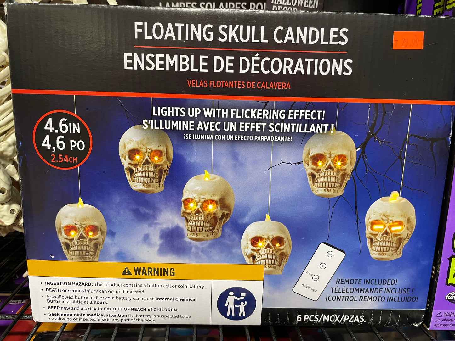 FLOATING SKULL CANDLES