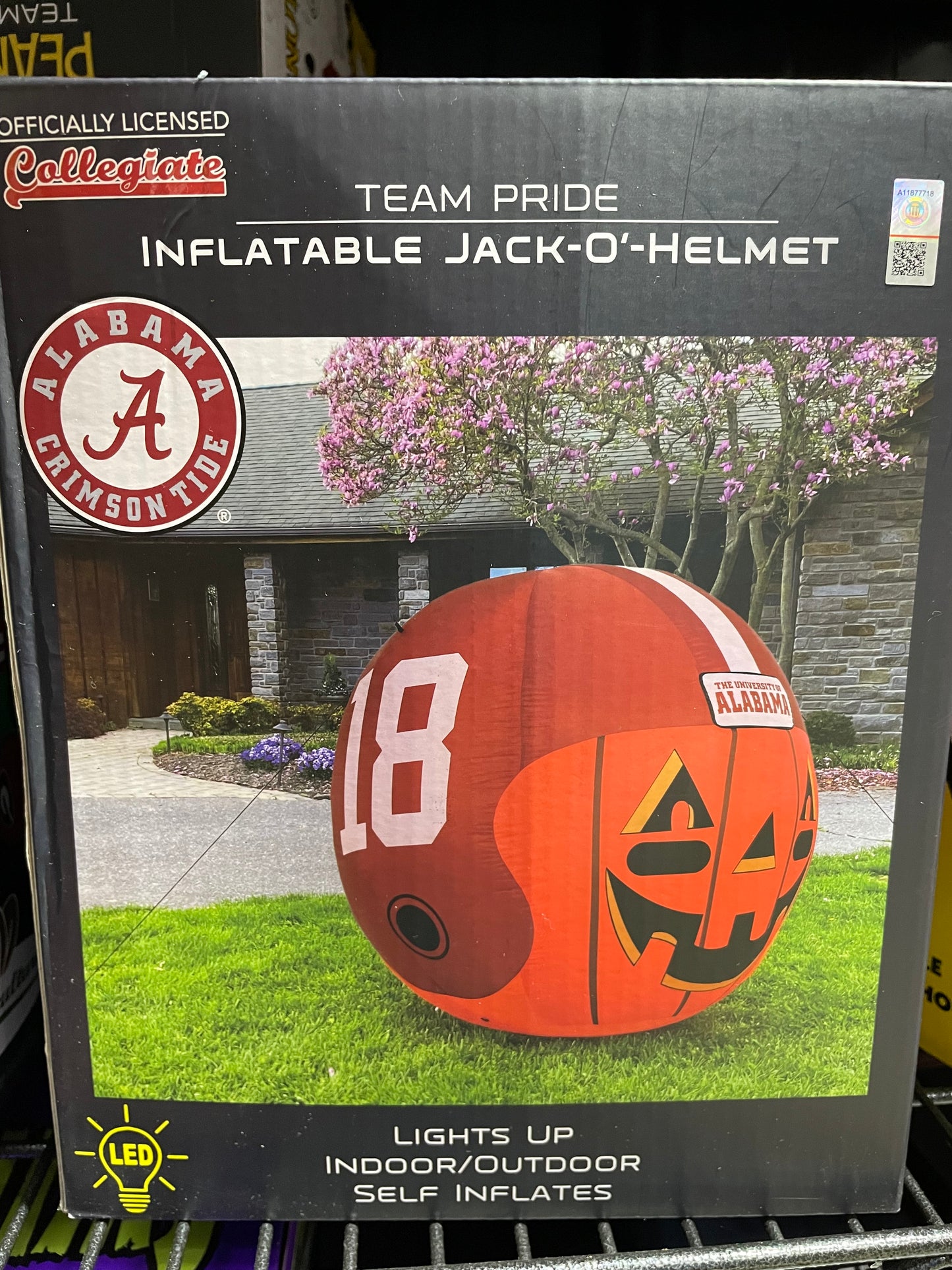 ALABAMA TEAM PRIDE INFLATABLE JACK-O-HELMET