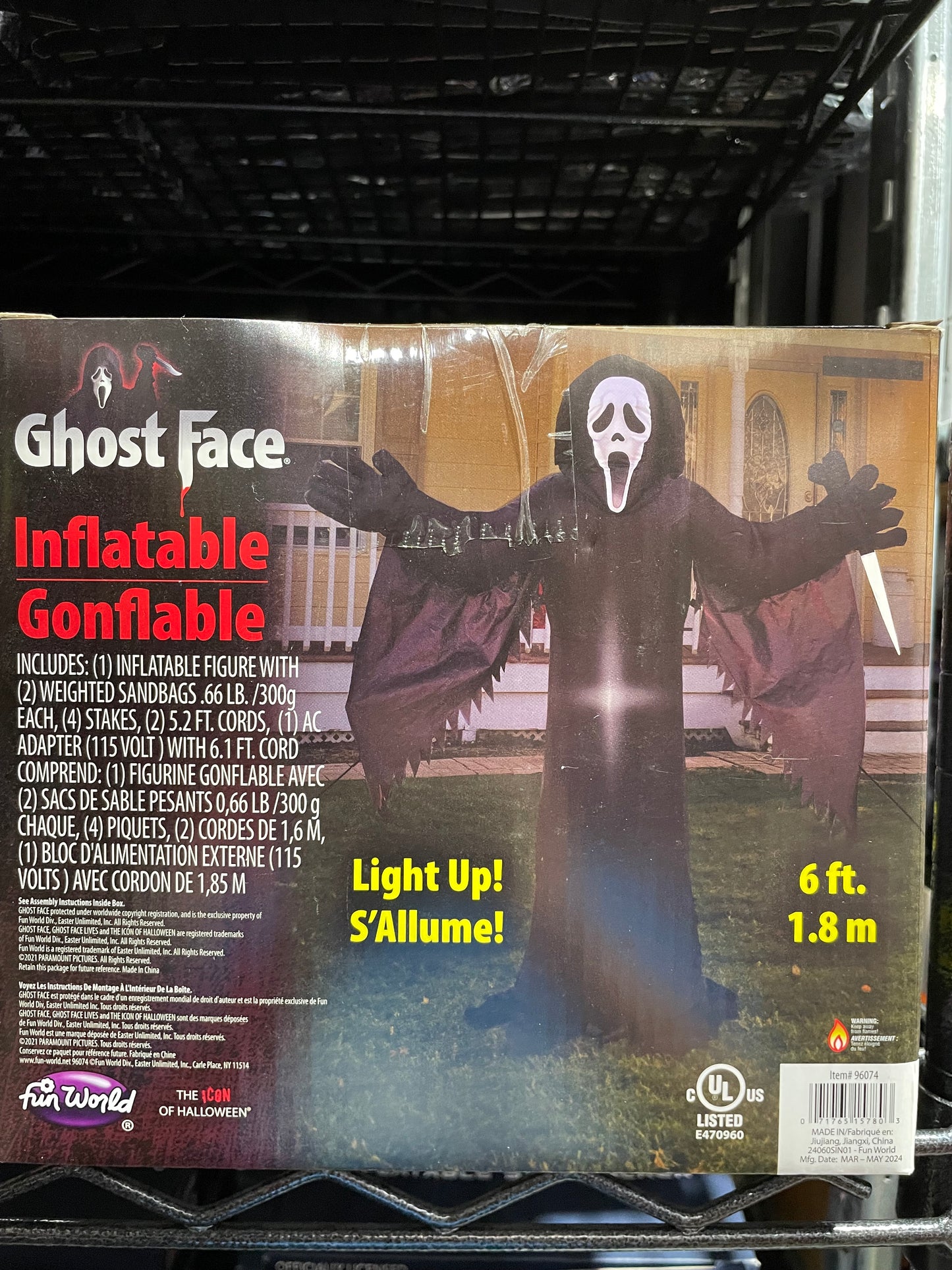 GHOSTFACE INFLATABLE / GONFLABLE