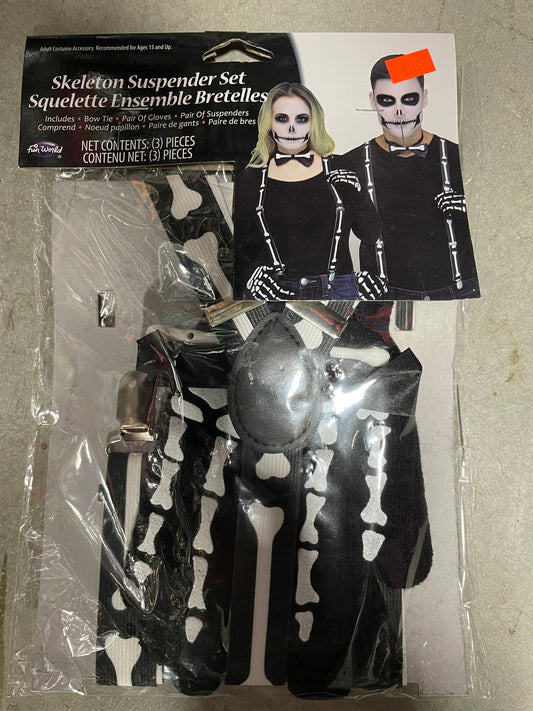 SKELETON SUSPENDER SET