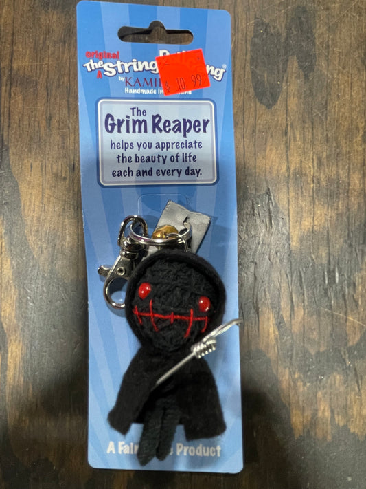 THE STRING DOLL GANG THE GRIM REAPER KEYCHAIN