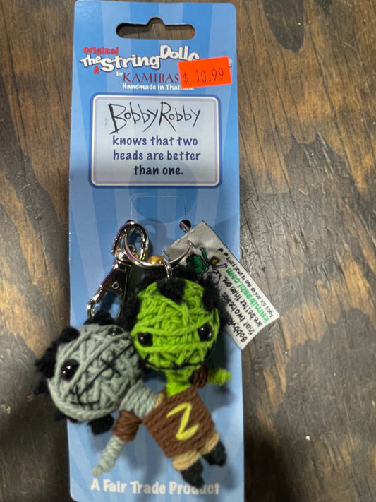 THE STRING DOLL GANG BOBBYROBBY KEYCHAIN