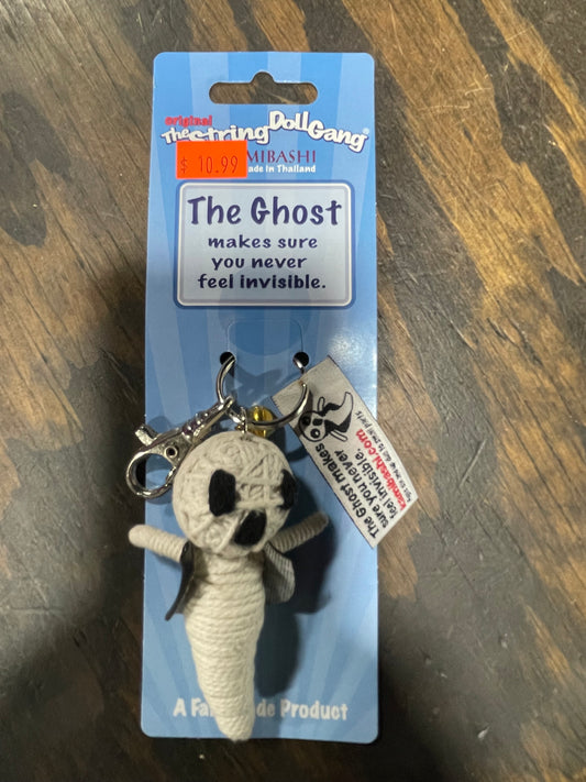 THE STRING DOLL GANG THE GHOST KEYCHAIN