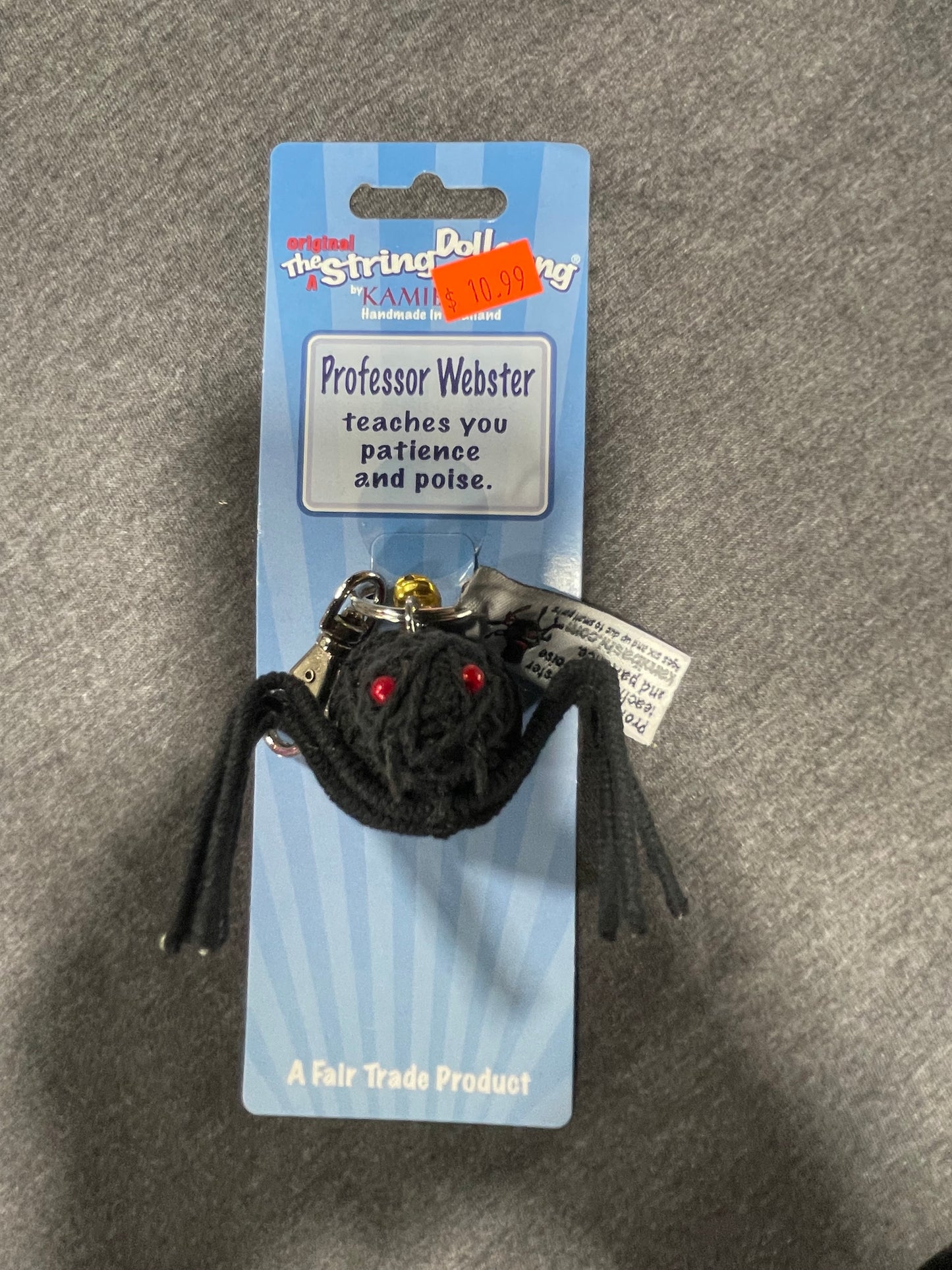 THE STRING DOLL GANG PROFESSOR WEBSTER KEYCHAIN
