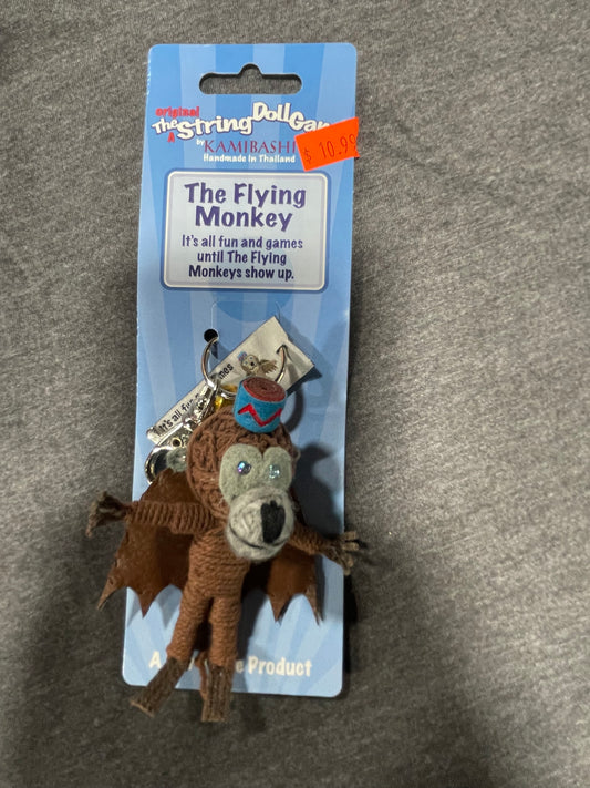 THE STRING DOLL GANG THE FLYING MONKEY KEYCHAIN