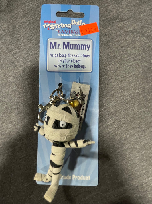 THE STRING DOLL GANG MR. MUMMY KEYCHAIN