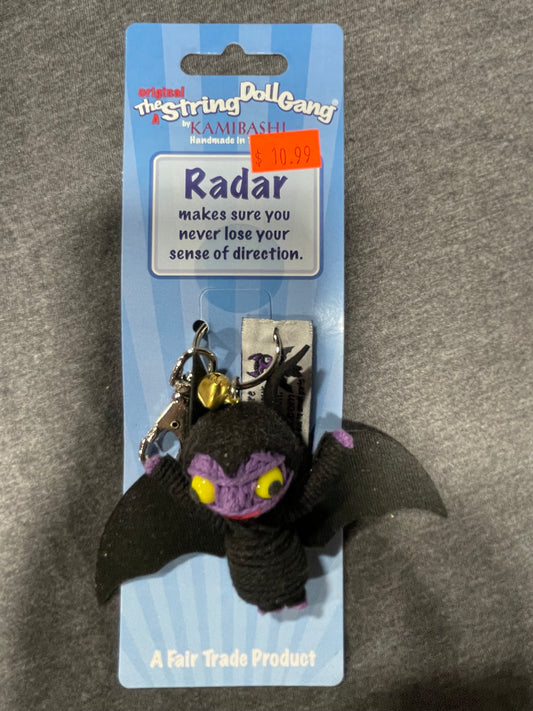 THE STRING DOLL GANG RADAR KEYCHAIN