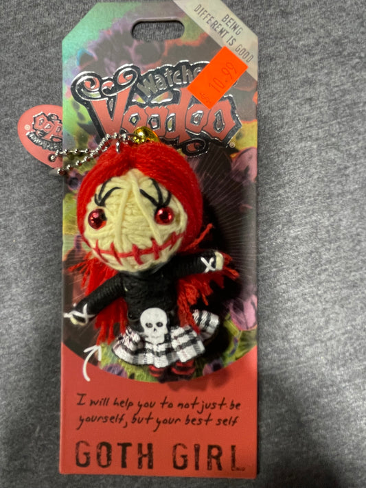 WATCHOVER VOODOO GOTH GIRL KEYCHAIN