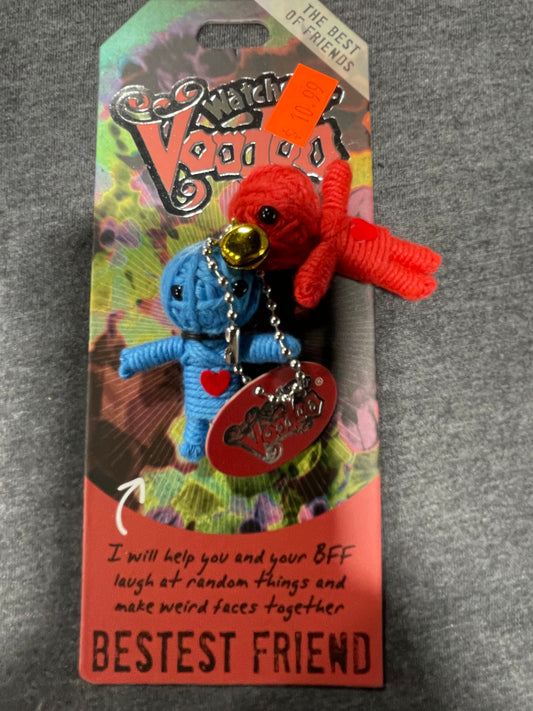 WATCHOVER VOODOO BESTEST FRIEND KEYCHAIN