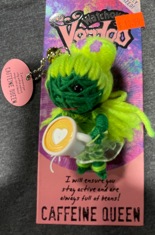 WATCHOVER VOODOO CAFFEINE QUEEN KEYCHAIN