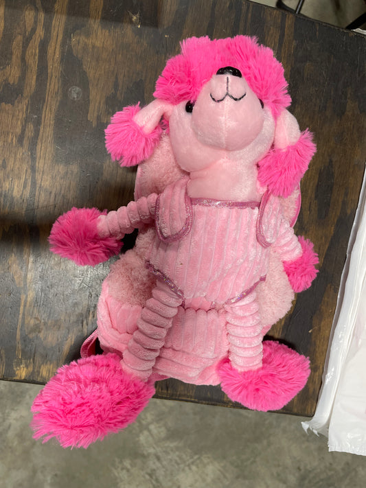 PINK POODLE BACKPACK