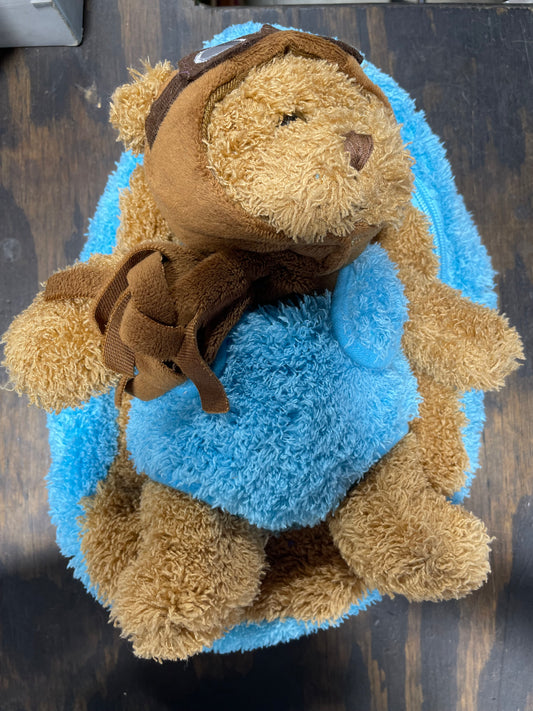 PILOT BEAR BLUE BACKPACK