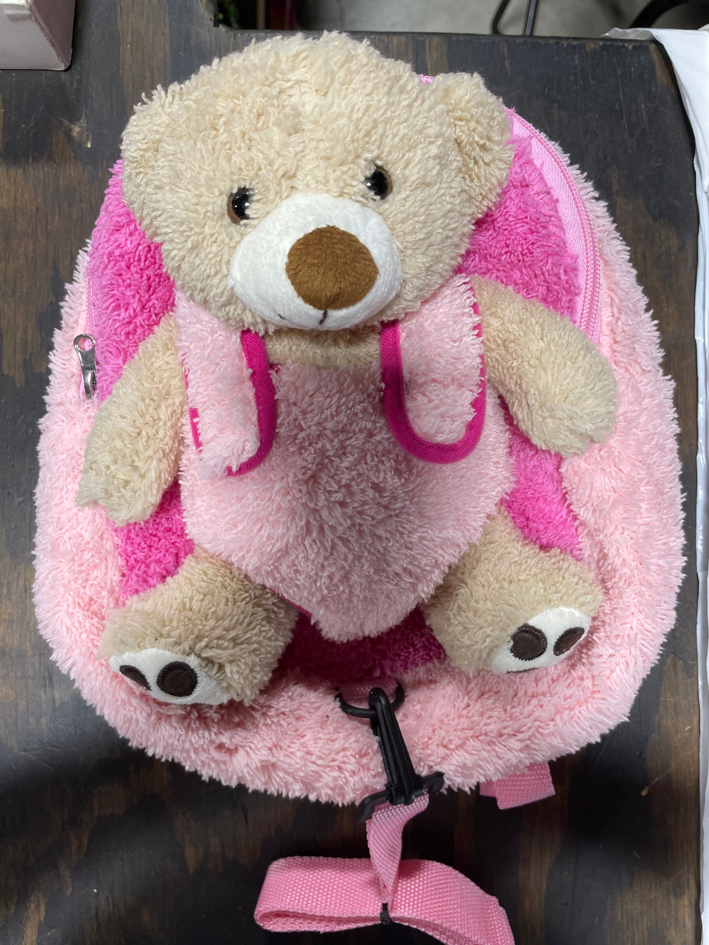 PINK BEAR BACKPACK