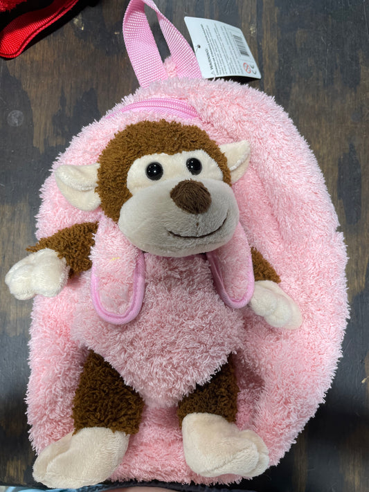 PINK MONKEY BACKPACK