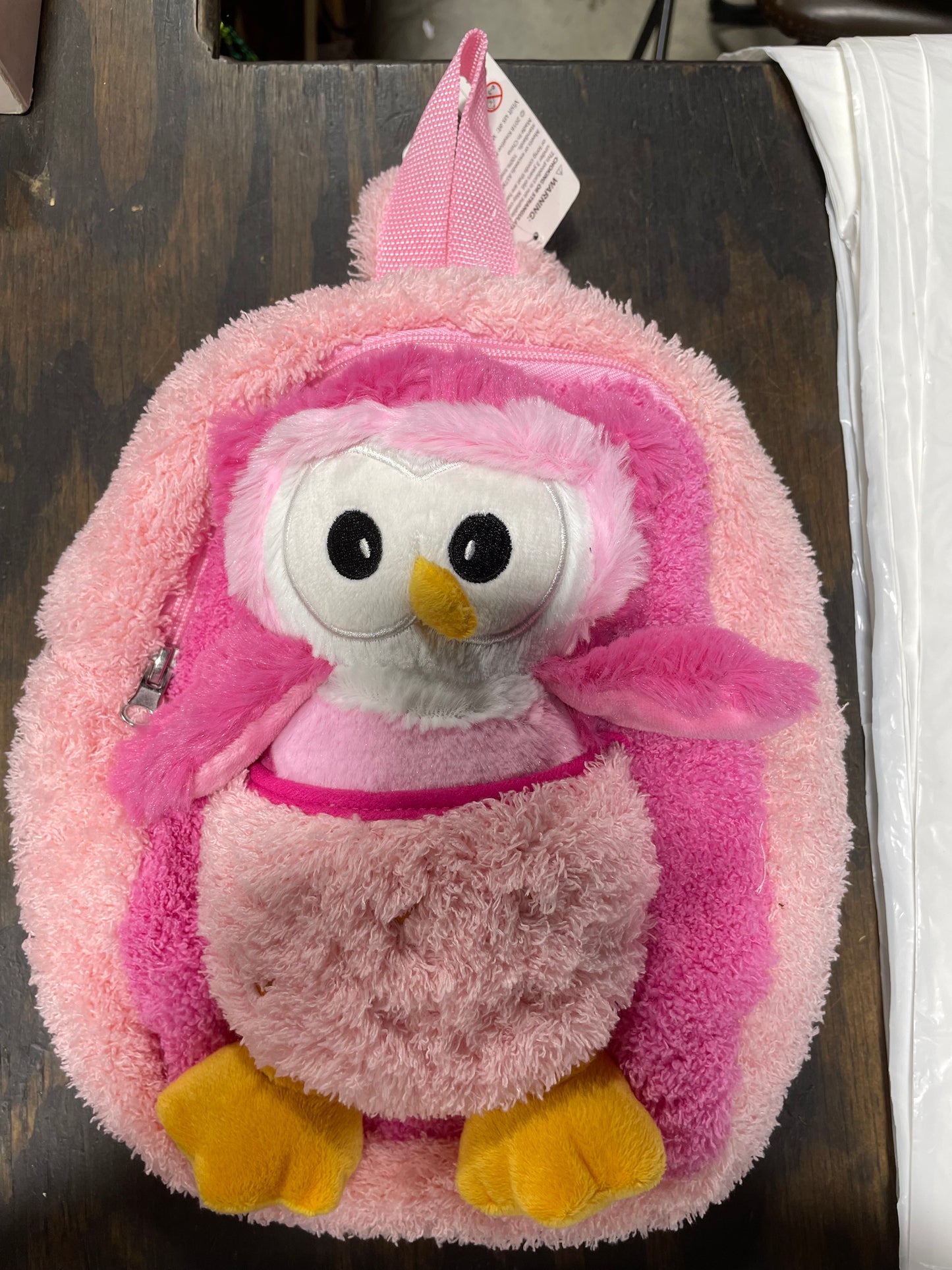 PINK OWL BACKPACK