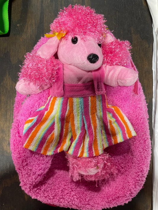 PINK POODLE BACKPACK