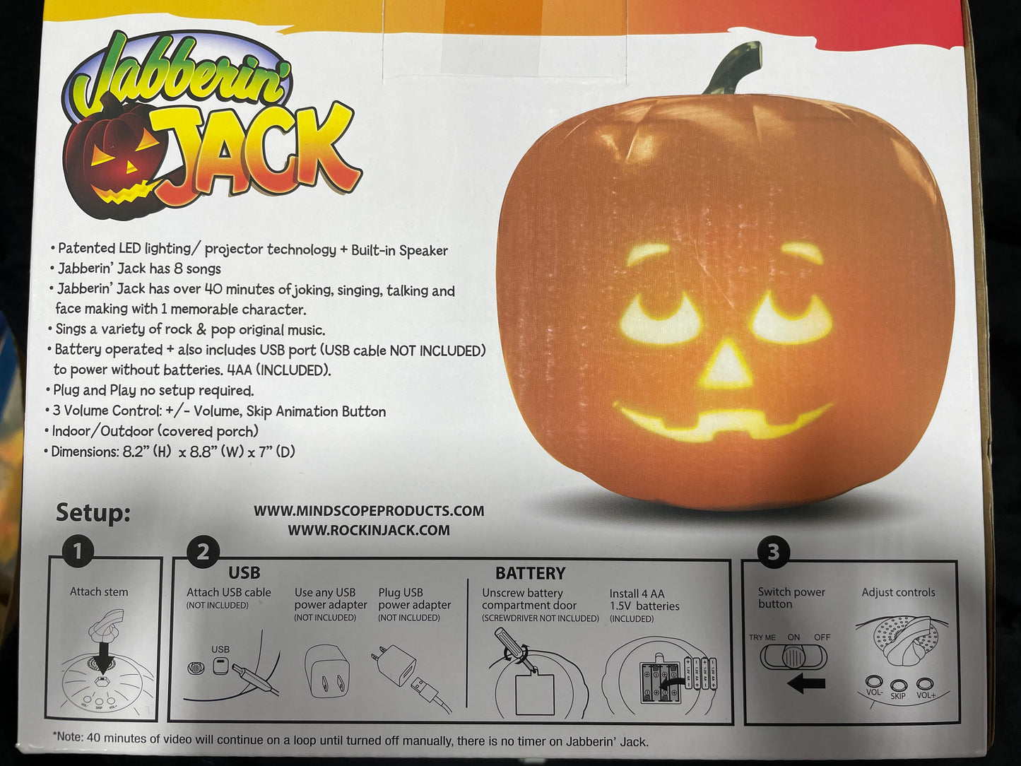 JABBERIN' JACK PUMPKIN