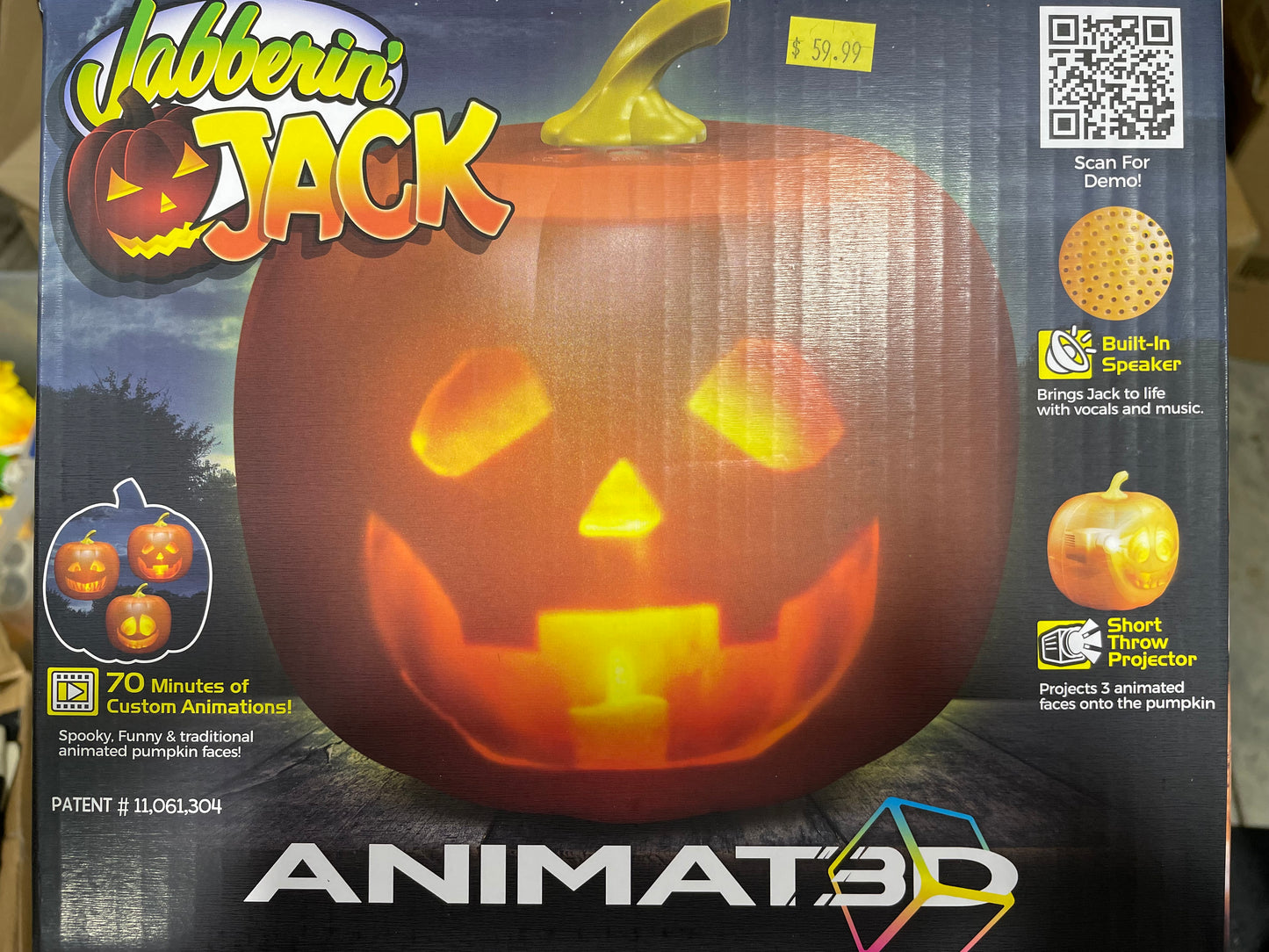 JABBERIN' JACK ANIMATED PUMPKIN