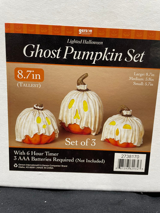 GHOST PUMPKIN SET