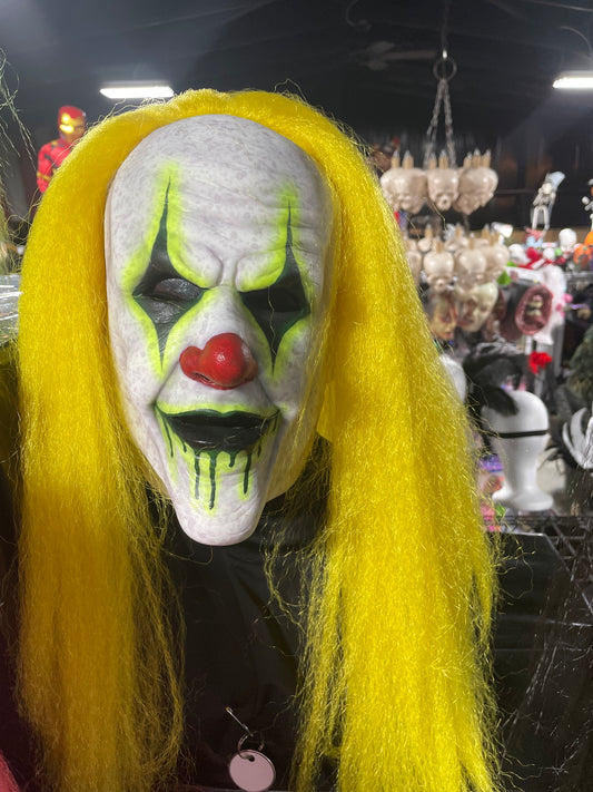 SILICONE CLOWN HALF MASK