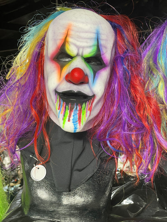 SILICONE CLOWN HALF MASK
