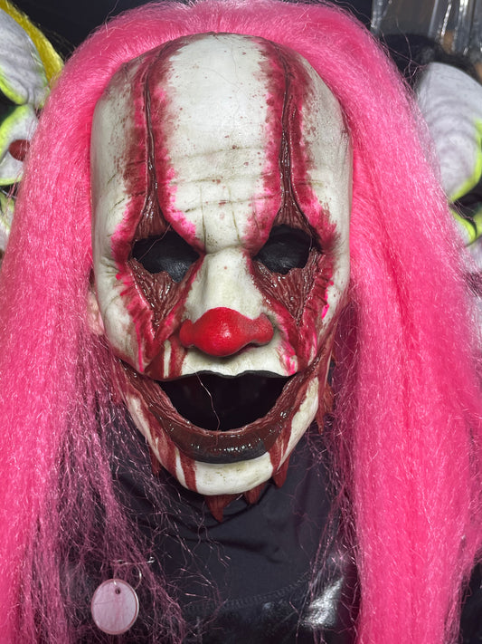 SILICONE CLOWN HALF MASK
