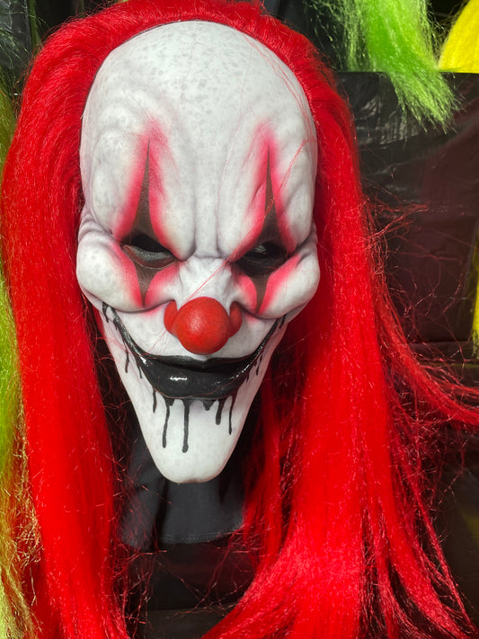 SILICONE CLOWN HALF MASK