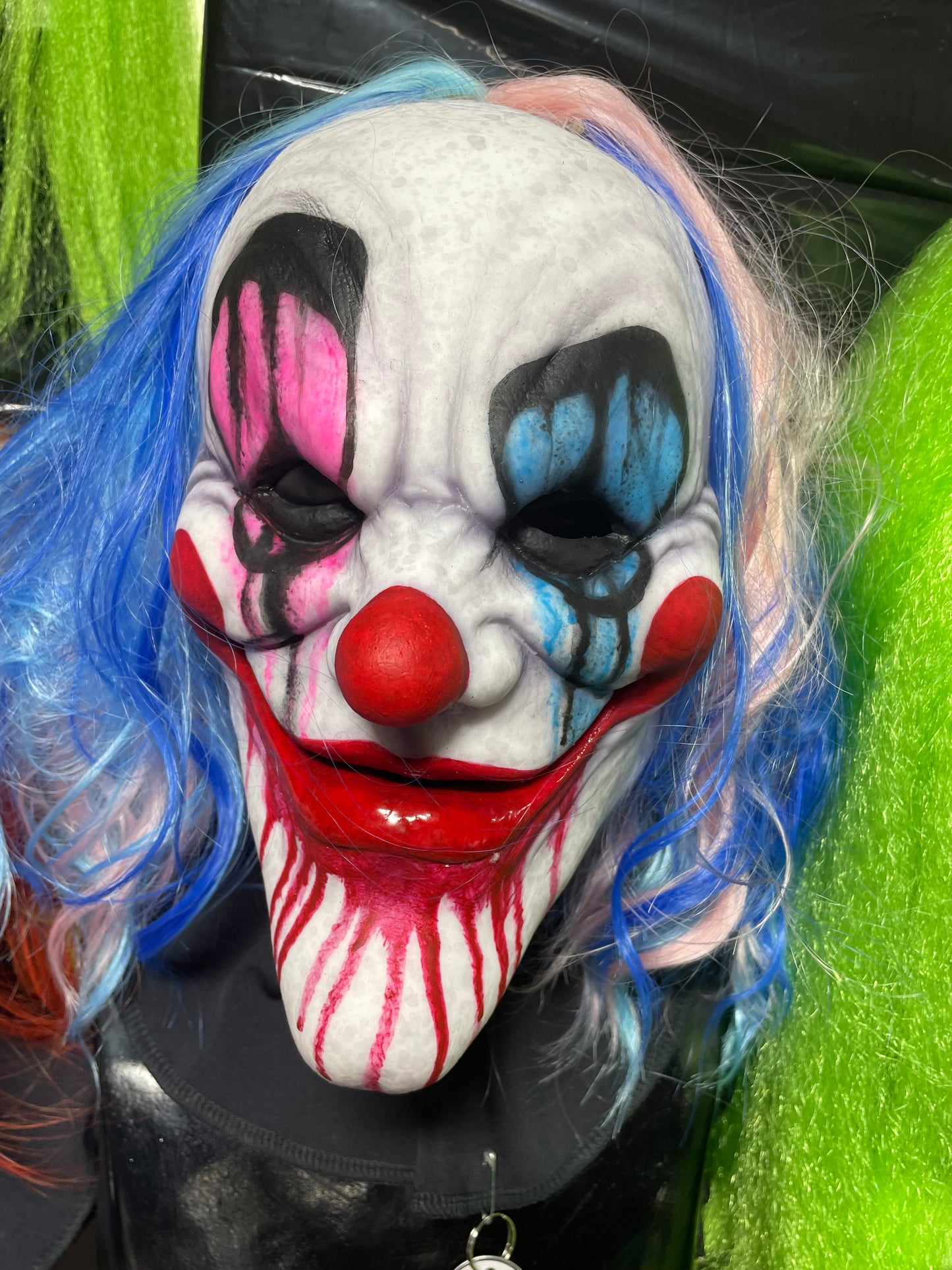 SILICONE CLOWN HALF MASK