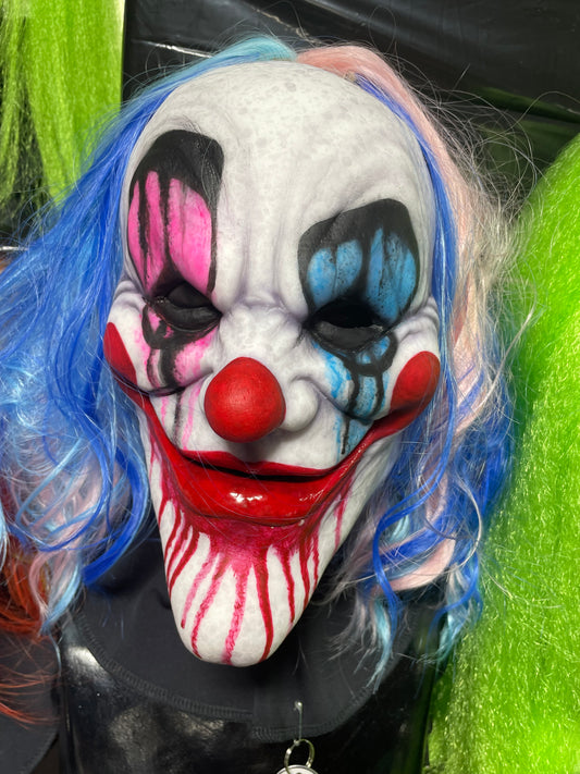 SILICONE CLOWN HALF MASK