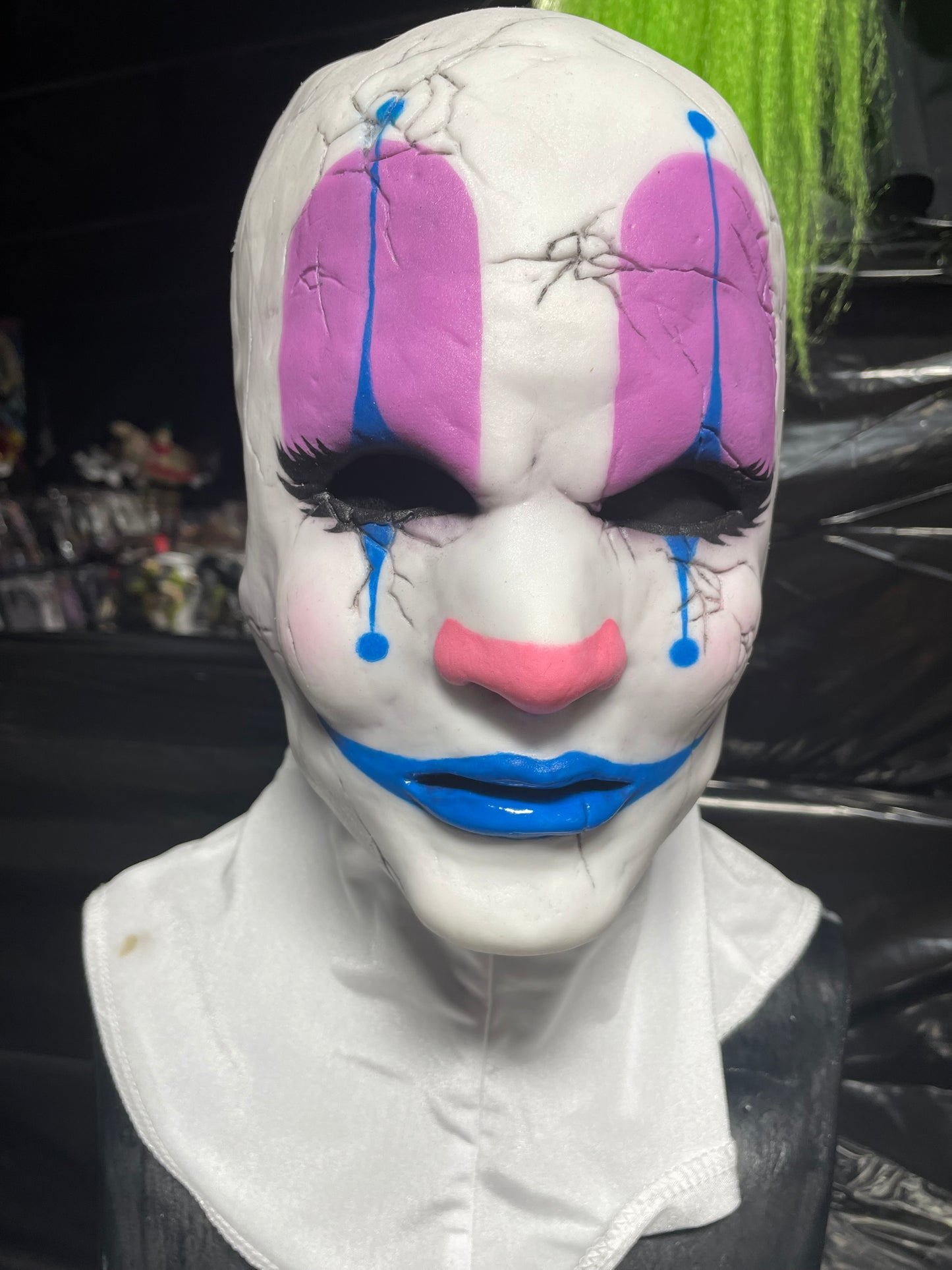 SILICONE CLOWN HALF MASK