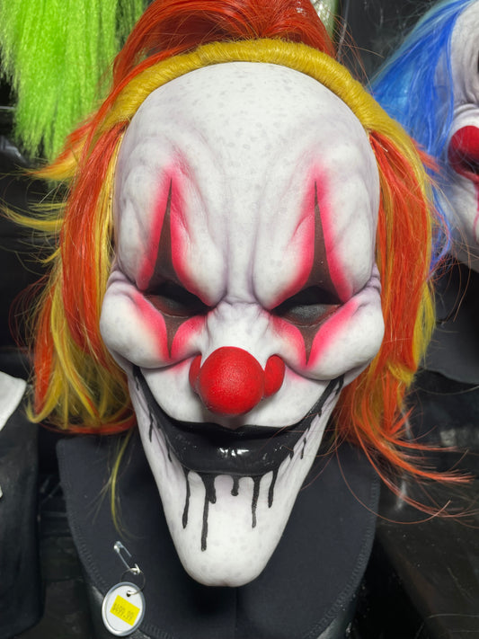 CLOWN SILICONE HALF MASK