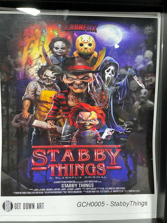 SLASHFLIX STABBY THINGS TEE SHIRT
