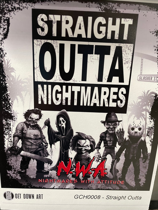 STRAIGHT OUTTA NIGHTMARES TEE SHIRT