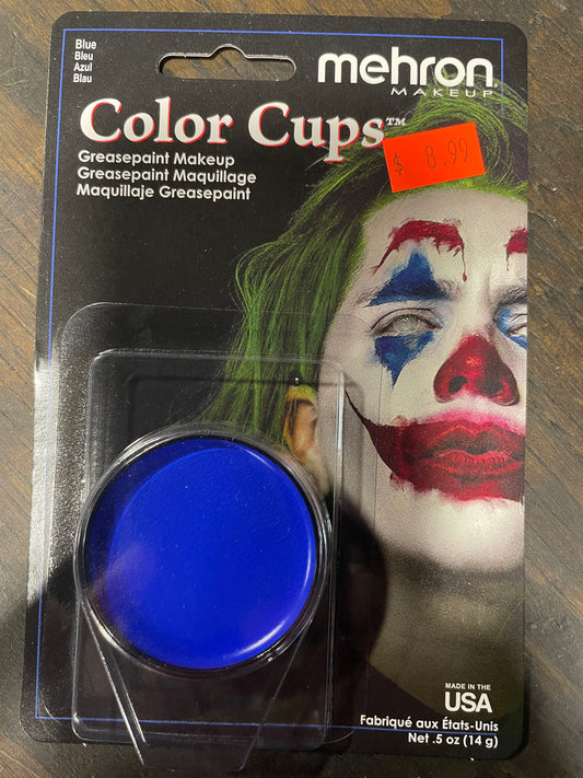 MEHRON BLUE COLOR CUPS MAKEUP