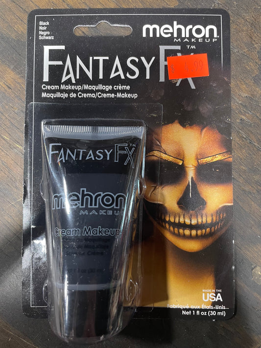 FANTASY FX BLACK CREME MAKEUP (MEHRON)
