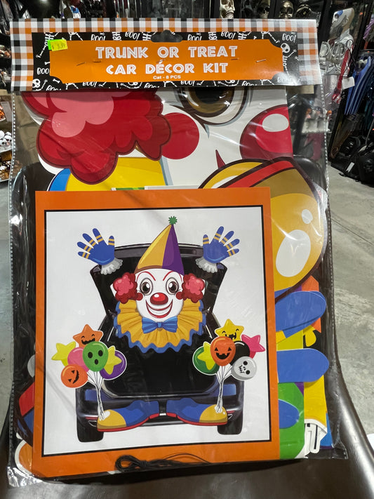 TRUNK OR TREAT CLOWN CAR DECOR KIT