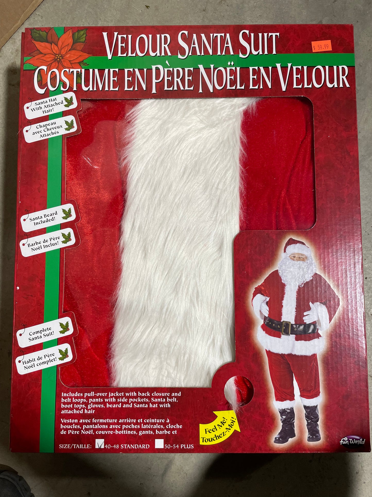 Velour Santa Suit