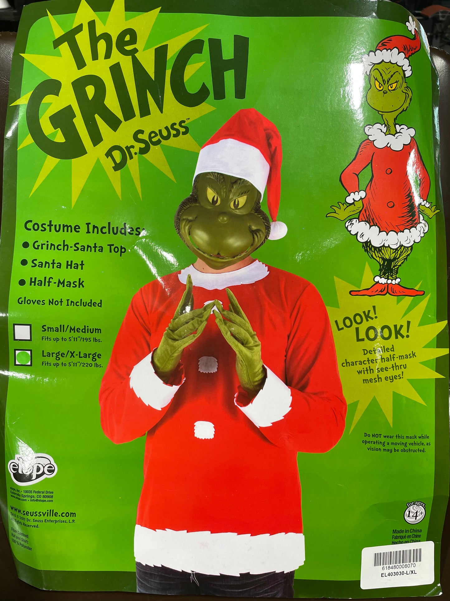 The Grinch Costume