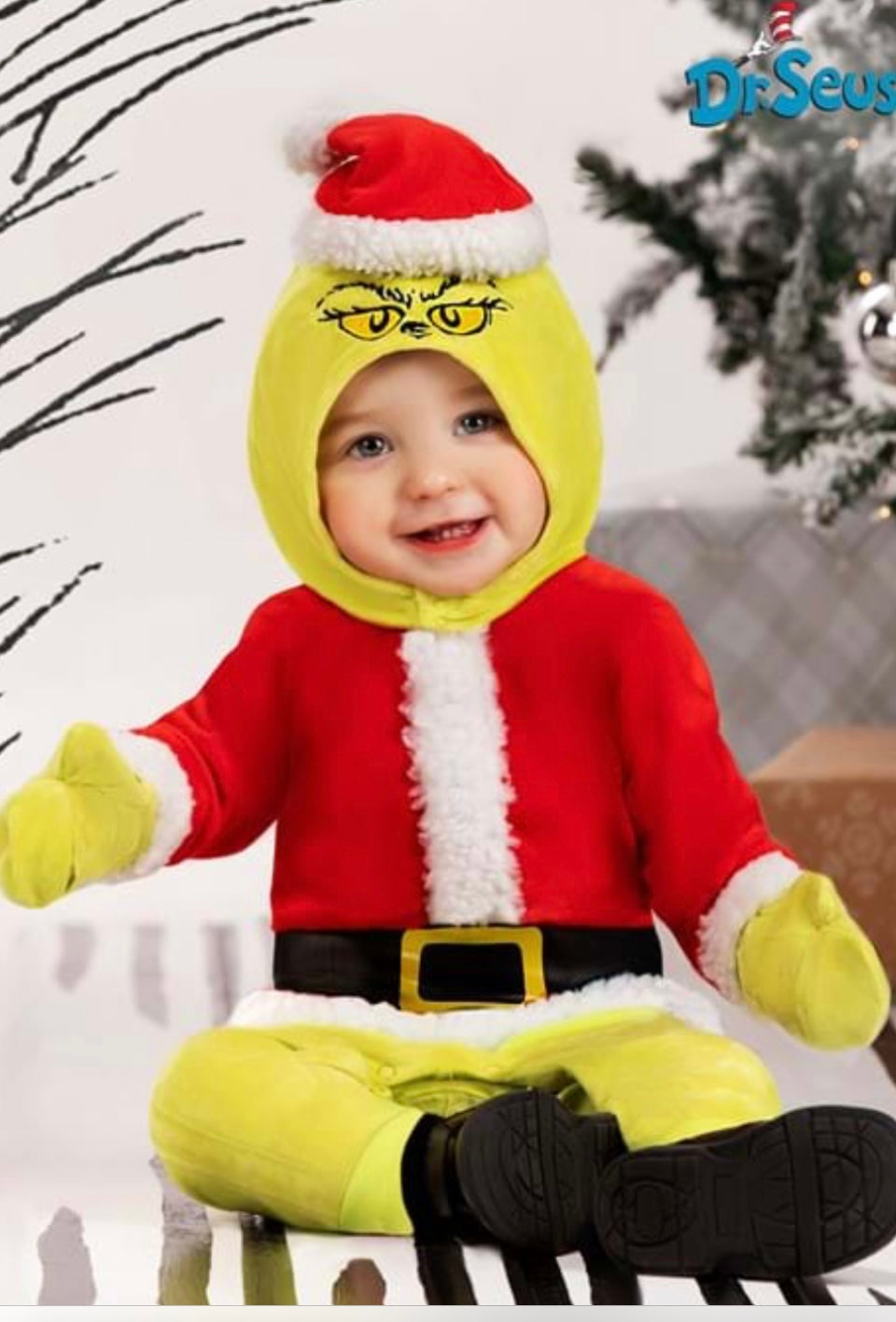 SANTA GRINCH INFANT COSTUME